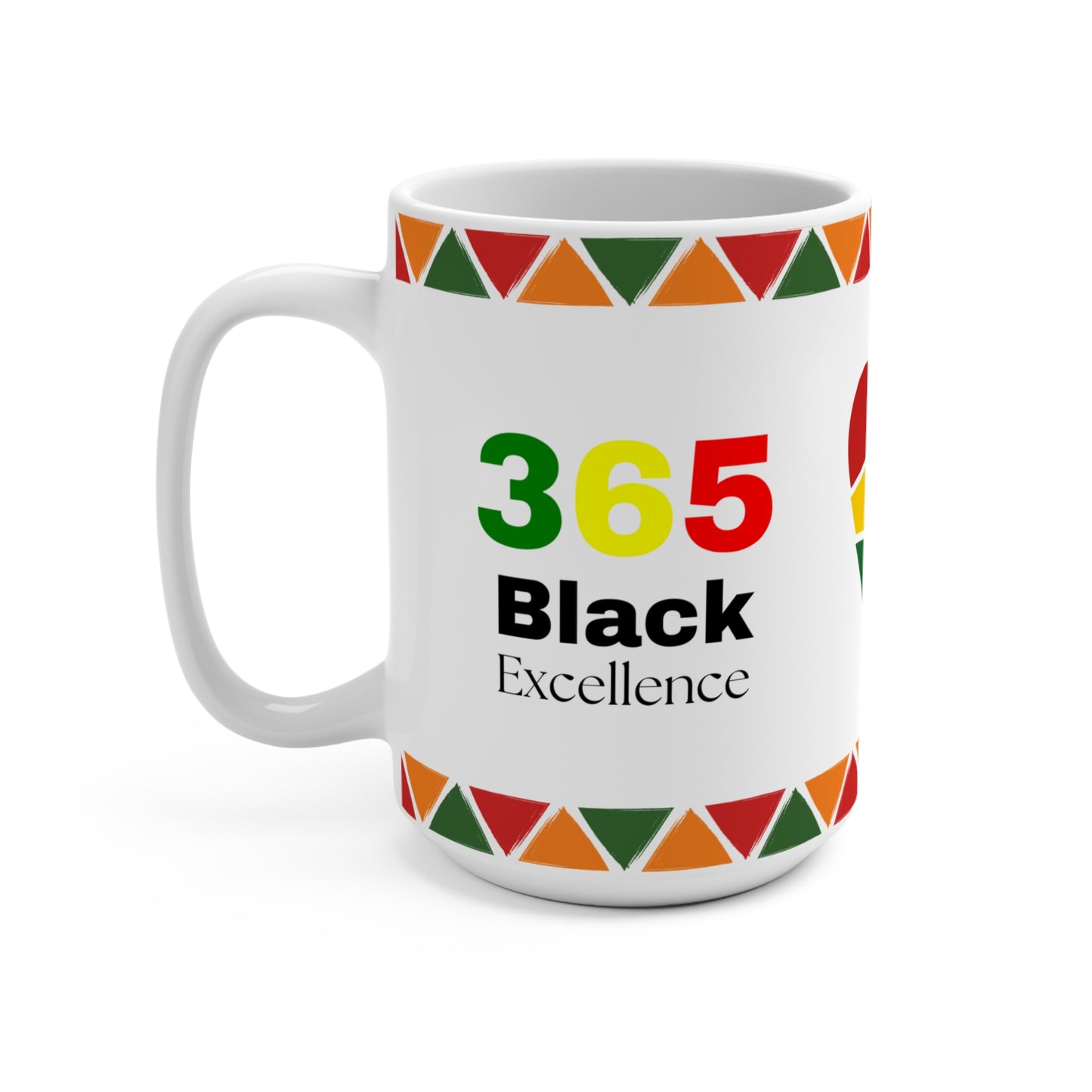 Black Excellence White Mug