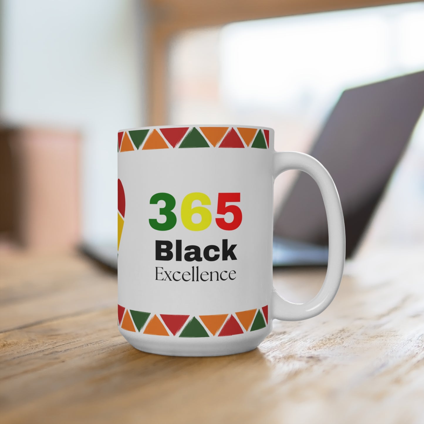 Black Excellence White Mug